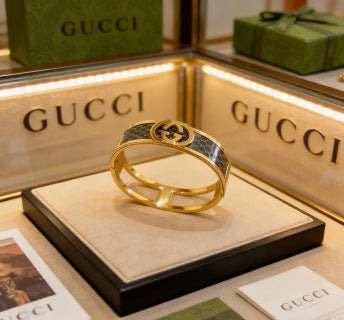 Gucci Interlocking G Horsebit Cuff Bracelet