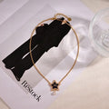 Dior Noirelle Pearl-Accent Bloom Charm Necklace