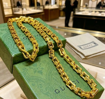 Gucci Horsebit Link Chain Necklace