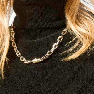 Gucci Padlock Charm Multi Chain Necklace