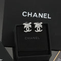 Chanel Crystal Bow CC Stud Earrings – Elegant Luxury Fashion Jewelry