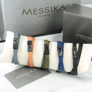 Messika Move Leather Wrap Bracelet